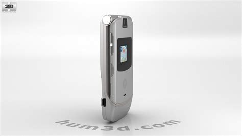 360 view of Motorola RAZR V3 Silver 3D model - 3DModels store