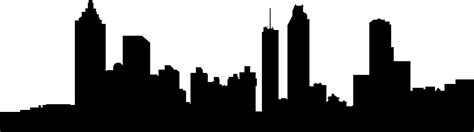 Silhouette Of Atlanta Skyline at GetDrawings | Free download