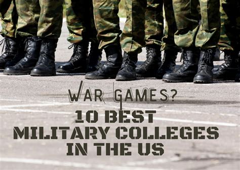 War Games? 10 Best Military Colleges in the U.S. - College Cliffs