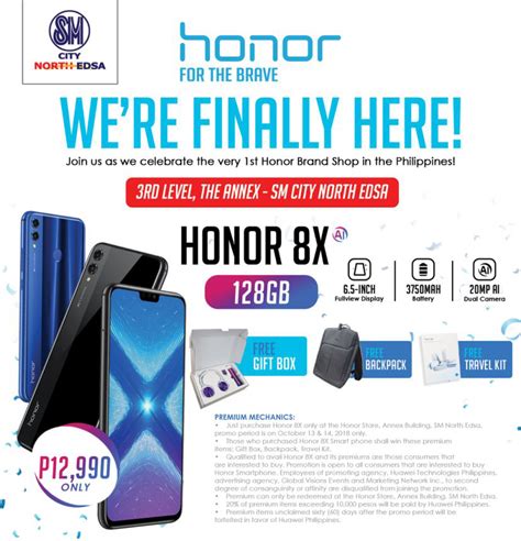 Honor 8X with 128GB ROM launched in the Philippines with an unreal ...