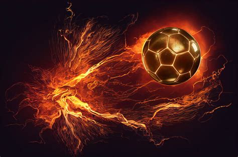 Flaming Soccer Ball