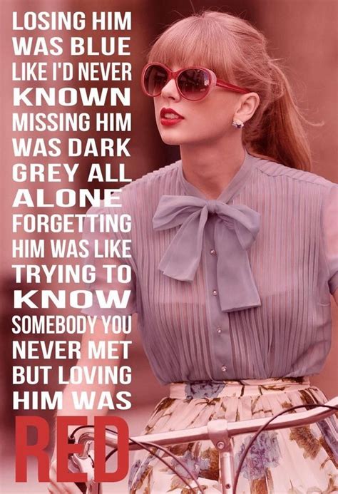 Taylor Swift RED | Taylor swift quotes, Taylor swift lyrics, Song quotes