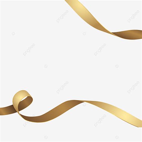 Gold Vector Design Images, Gold Ribbonvector, Ribbon, Text, Gold Ribbon ...