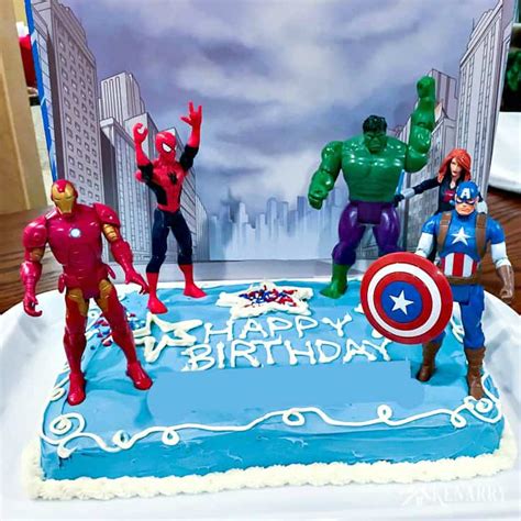 Marvel Avengers Cake Design : Obakes Cakes No 68 Marvel Avengers Cake The Facebook - To make ...