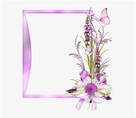 Clipart Royalty Free Download Pin By Cheryl Lynn Kiebler - Simple Frame Purple Corner Border PNG ...