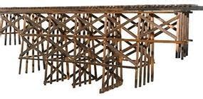 Trestle Bridge HO Scale Model Railroad Bridges