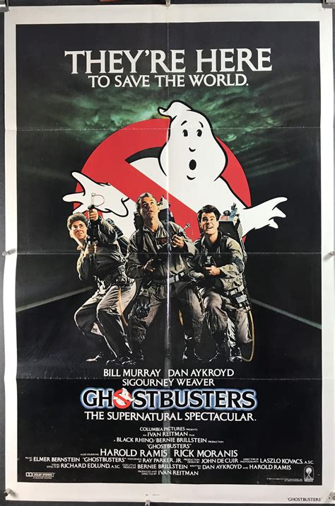 GHOSTBUSTERS, Original Dan Aykroyd Vintage Movie Poster - Original ...