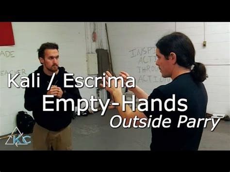 Kali Escrima EMPTY-HANDS OUTSIDE PARRY - with Footwork Angles | Filipino martial arts, Martial ...