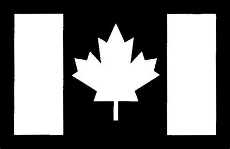 Black And White Canadian Flag Png - Goimages Smidgen