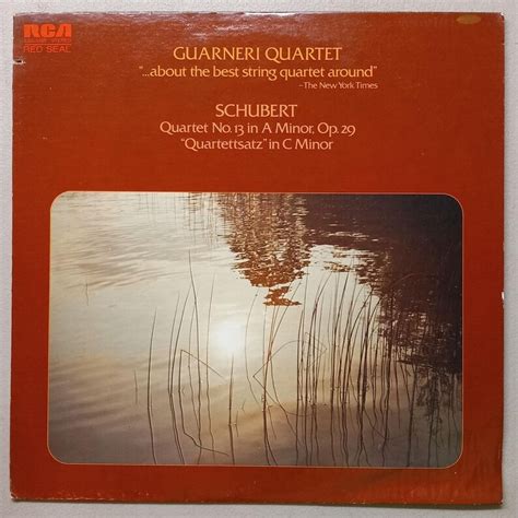 Guarneri Quartet Schubert Quartet No 13 in a Minor Op 29 Rca - Etsy