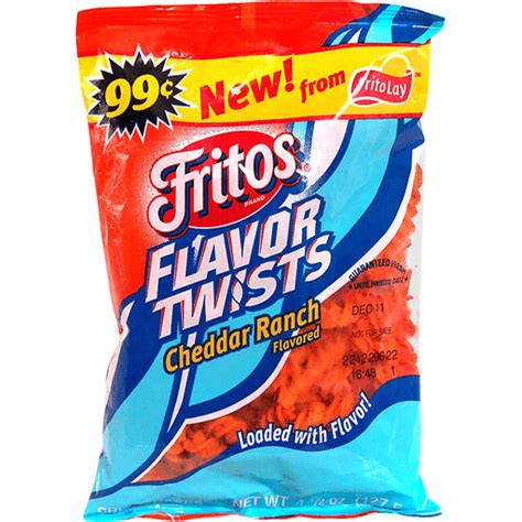 Fritos Flavor Twists Flavor Twists Corn Snacks, Cheddar Ranch | Snacks, Chips & Dips | Foodtown