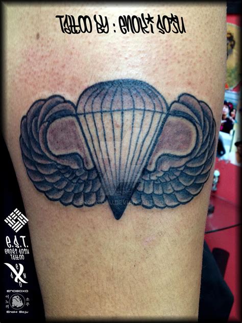 Airborne Wings Tattoo By Enoki Soju by enokisoju on DeviantArt