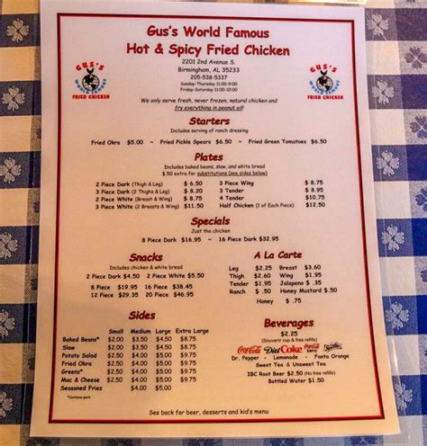 Gus's World Famous Fried Chicken opens 1st Alabama location at The Battery