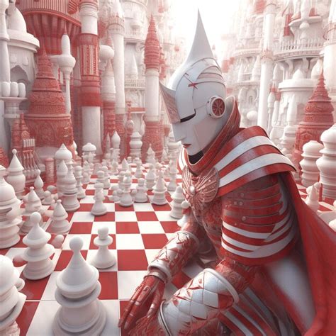 Premium AI Image | illustration of chess