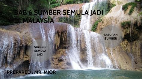 Sumber Alam Semula Jadi Di Malaysia