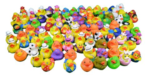 Rhode Island Novelty Assorted Mini Rubber Ducks - 100 Pack - 1 Super Party