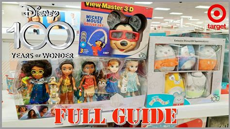 Disney 100 Years of Wonder Toys Target Full Guide 2023 - YouTube