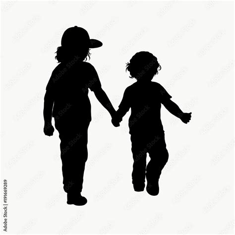 Child Walking Silhouette