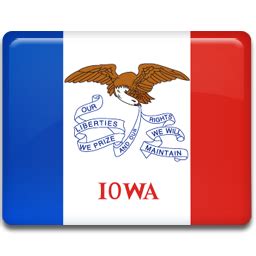 Iowa Flag Icon | Download 50 states icons | IconsPedia