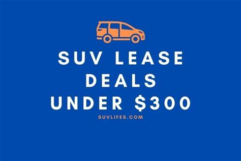 Best SUV Lease Deals August 2022 (Start at $169/mo)