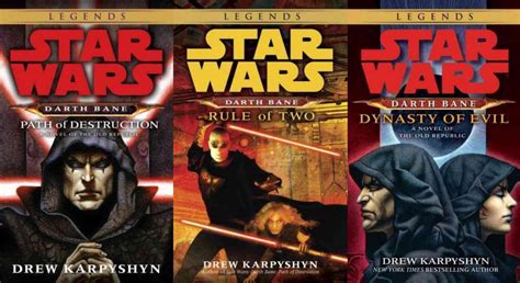 Star Wars DARTH BANE TRILOGY by Drew Karpyshyn PAPERBACK Sequence Books 1-3 - iCommerce on Web