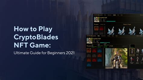 How to Play CryptoBlades NFT Game: Ultimate Guide for Beginners 2023 – Blog.Switchere.com