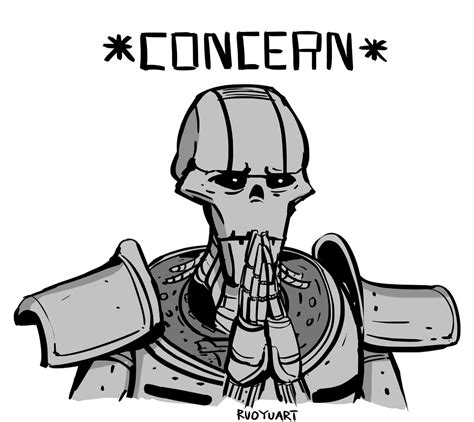 Concerned Necron by Ruoyuart | *Concern* | Know Your Meme