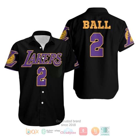 02 Lonzo Ball Lakers Jersey Inspired Style Hawaiian Shirt - HomeFavo