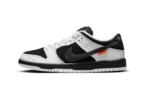 Introducing the TIGHTBOOTH x Nike SB Dunk Low Pro 'Black and White' Collaboration: Reflective ...