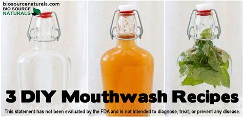 DIY Mouthwash Recipes - Fight Odor, Germs, Bacteria