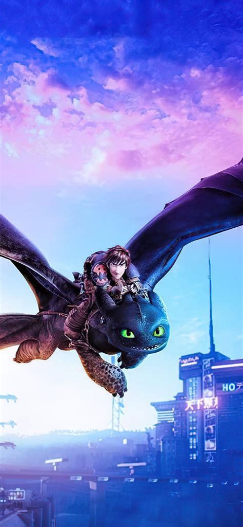 toothless and hiccup flight 4k iPhone Wallpapers Free Download