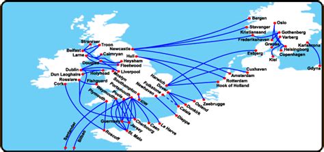 Image result for ferry routes from uk | Route, Ferry, Image