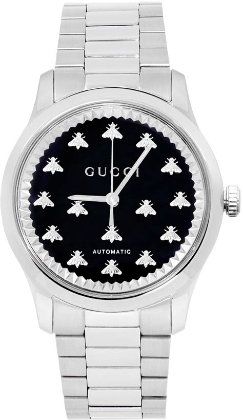 Gucci Silver G-Timeless 38mm Watch | The Fashionisto