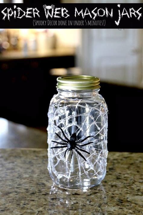 30 Best DIY Mason Jar Halloween Crafts (Ideas and Designs) for 2017