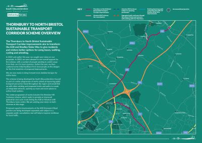 Look Back at - - A38, Alveston Hill And Bradley Stoke Way Active Travel Improvements