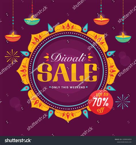 Diwali Big Dhamaka Sale Offer Logo Stock Vector (Royalty Free ...