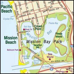 Pacific Beach San Diego Map - Draw A Topographic Map