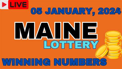 Maine Day Lottery Results For - 05 January, 2024 - Pick 3 - Pick 4 ...