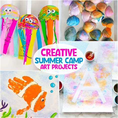 35+ Fun and Easy Summer Camp Art Projects for Kids - Natural Beach Living