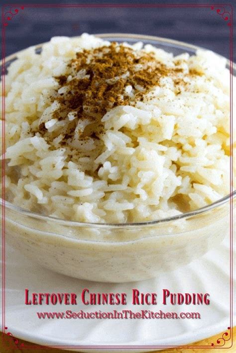 {How To Make} Leftover Chinese Rice Pudding Recipe