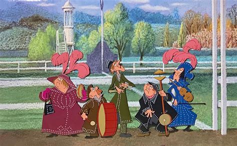 Original Walt Disney Production Animation Cel of The Pearly Band from Mary Poppins 1964