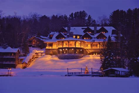 Winter Weekend Getaway At The Lake Placid Lodge - Downtown Magazine