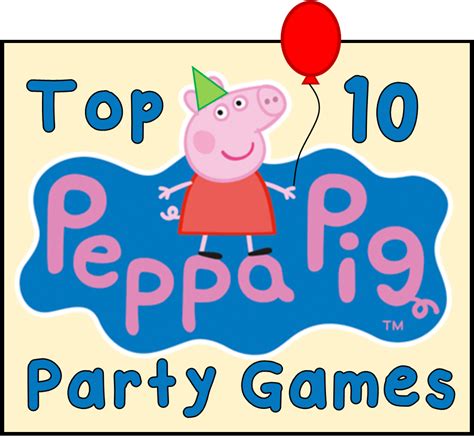 Top 10 Peppa Pig Party Games!