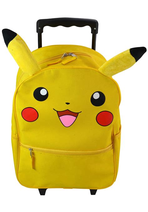 Pokemon Pikachu 16" Rolling Backpack