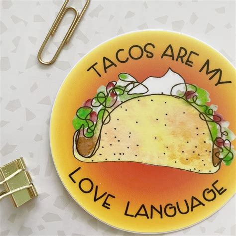 Taco Vinyl Sticker — Amy Richards Illustration