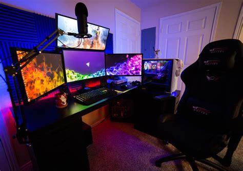 RGB PC Setup | Streaming setup, Gaming room setup, Pc setup