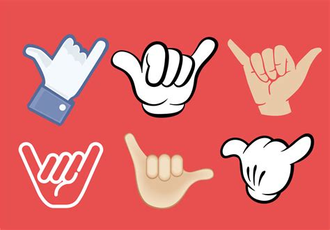 Shaka Hand Sign Vectors - Download Free Vector Art, Stock Graphics & Images