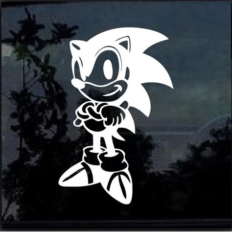 Sonic Hedgehog – Cartoon Decal Sticker | Custom Made In the USA | Fast ...