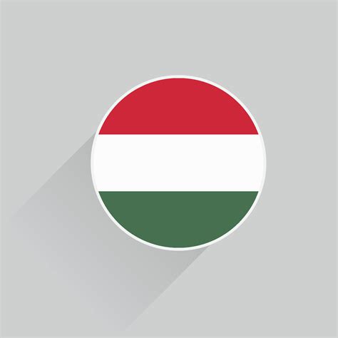 hungary national flag vector icon design, hungary flag icon button 3d ...