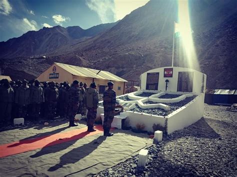 Indian Army builds war memorial for 20 soldiers who martyred in Galwan ...